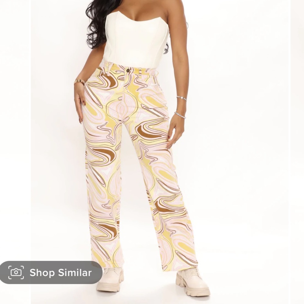 NWT Size 1 Marble Straight Leg Jeans